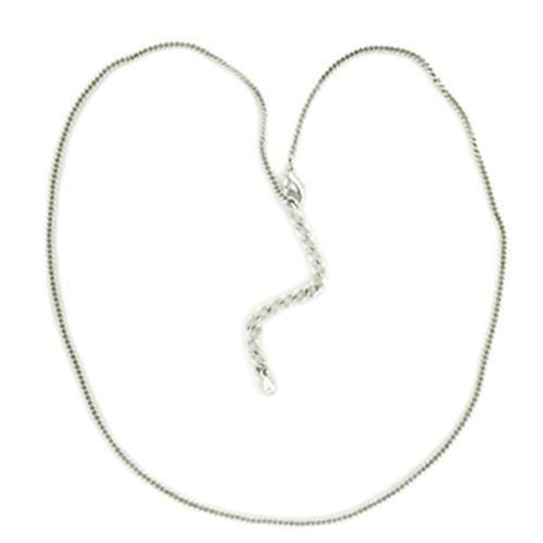 JCE113 Silver Brass Chain with No Stone